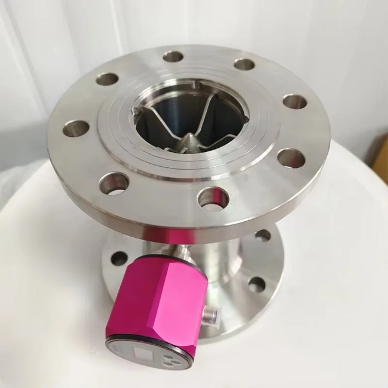 

2026 Hot Selling SUS304 316 Liquid Turbine Flow Meter 24V Turbine Flowmeter Meter Measuring Oil