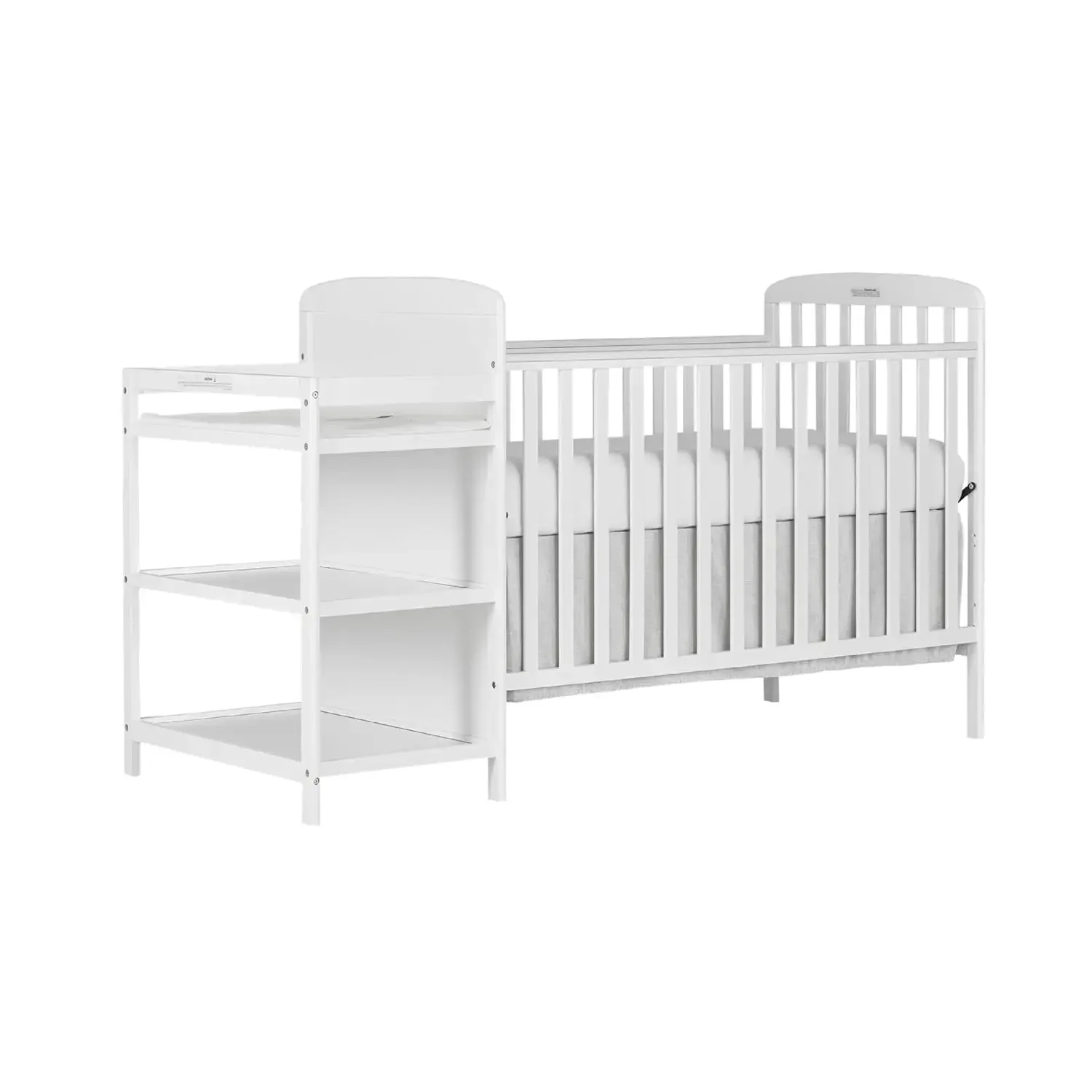 Free shippingAnna 4-In-1 Full-Size Crib And Changing Table Combo In White
