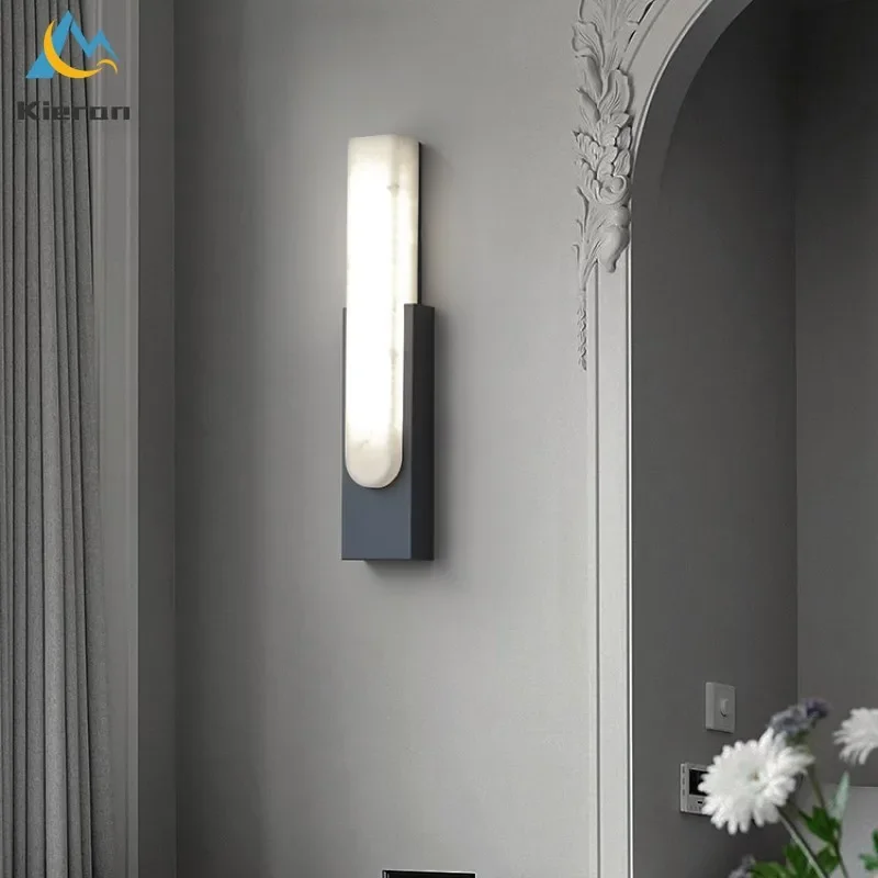 Imagem -04 - Nórdico Cloud Stone Led Wall Light Moderno Simples Restaurante Sala de Estar Quarto Cabeceira Decoração Home Lâmpada de Parede de Pedra