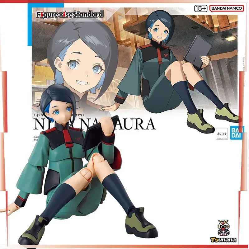

BANDAI Original ANIME Figure-rise Standard NIKA NANAURA Assembly Plastic Model Action Toys Figures Gifts