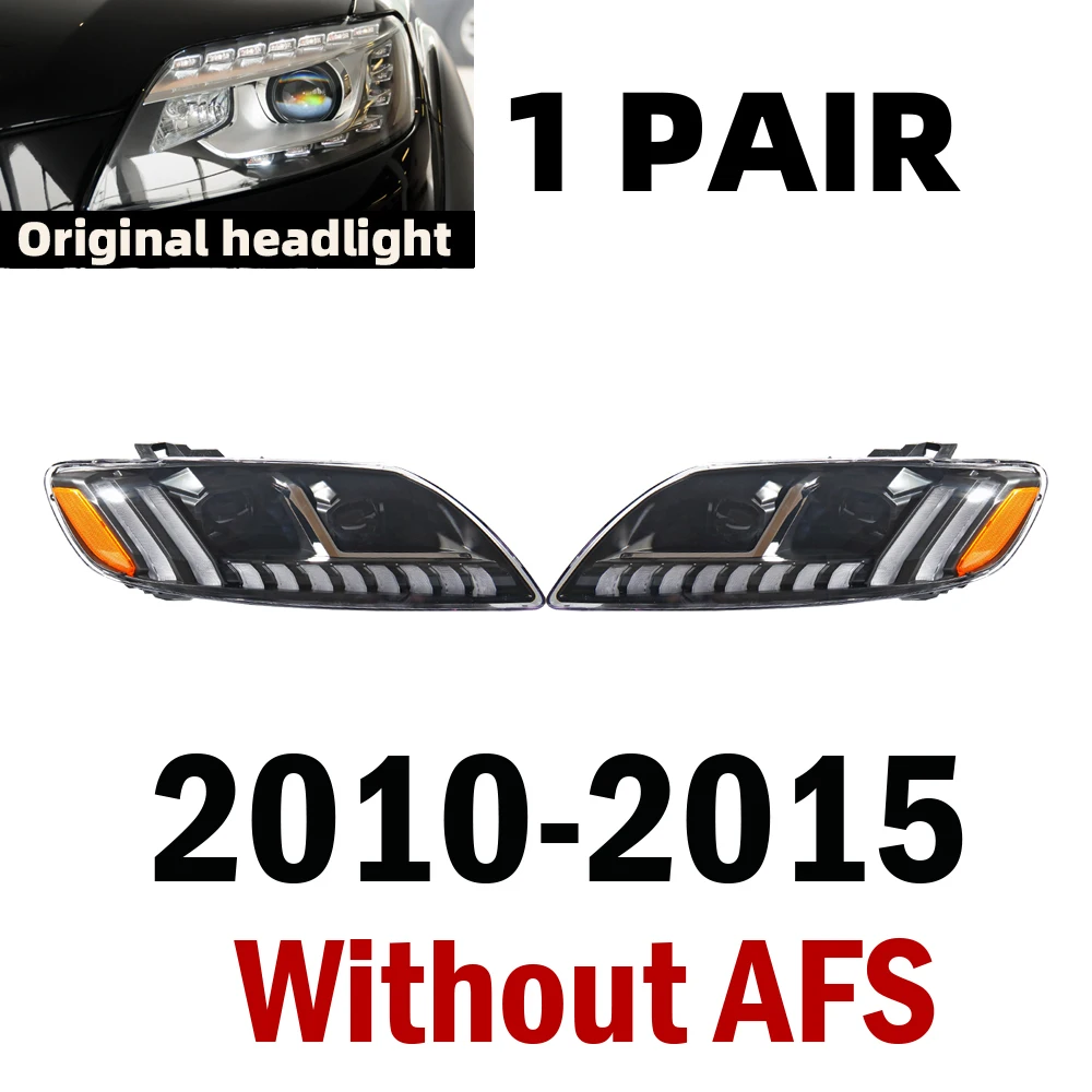 Koplampen Audi Q7 2006-2015 Hoofdlamp Verbeterde LED Met Dynamische Richtingaanwijzer Koplamp Montage 2 STUKS