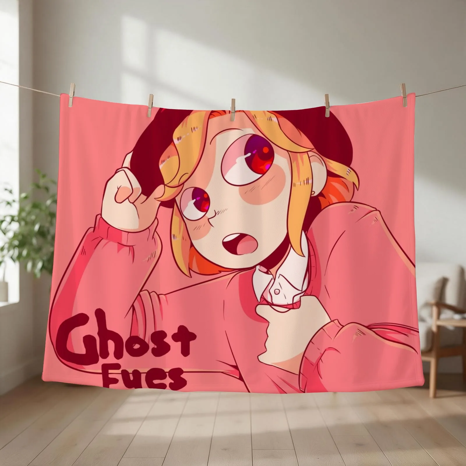 Ghost Eyes: Rudy Throw Blanket couch cozy soft plush fuzzy picnic outdoor blanket