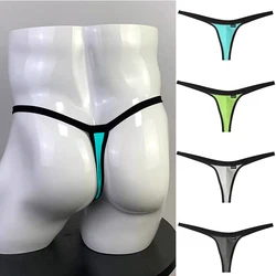 Sexy Modal Bikini Men's Thongs Low Waist Butt Lift Jockstrap Underwear Gay Sissy Panties Underpants Men G String Thongs