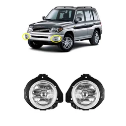 1 Pcs Front Fog Lamp for Pajero Pinin H60 MR496659 Bumper Light for Montero IO H70 Clearance with Halgon Bulbs L or R