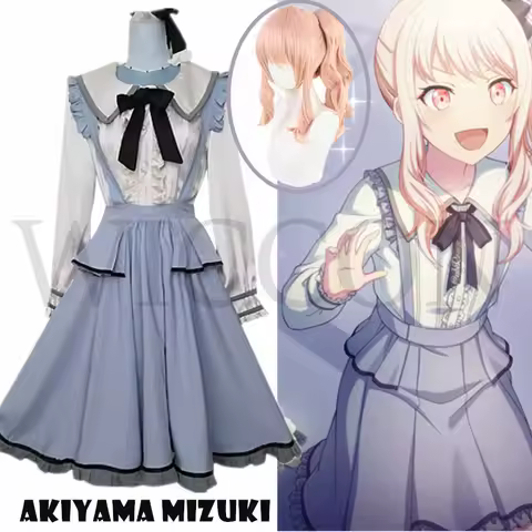 Anime Akiyama Mizuki Cosplay Lolita Costume Project Sekai Colorful Stage!At 25:00 In Nightcord Amia Women Halloween Fancy Dress