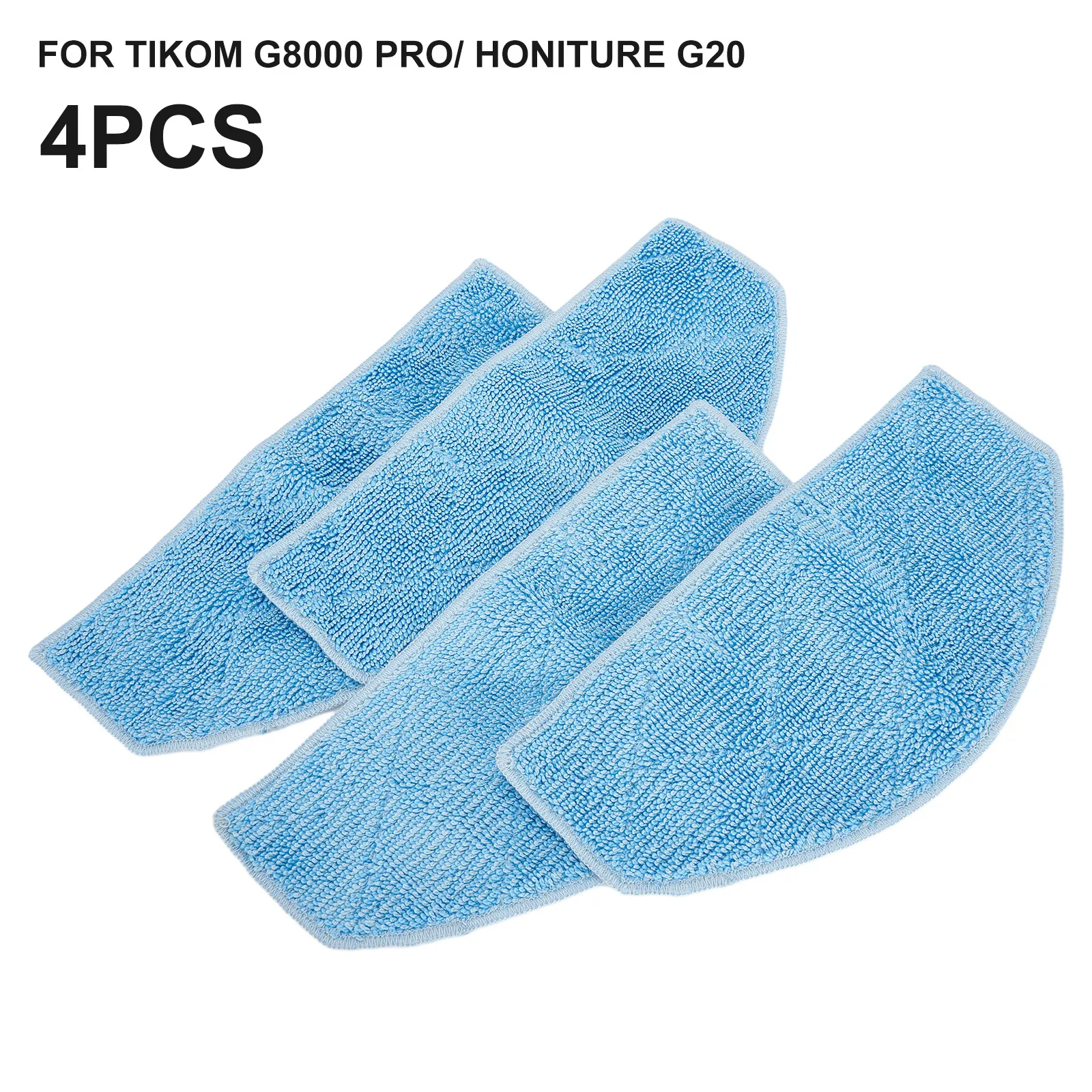 4/10pcs Mop Cloth Pads Washable For Tikom G8000 Pro For Honiture G20 Vacuum Cleaner Household Cleaning Replacement Parts