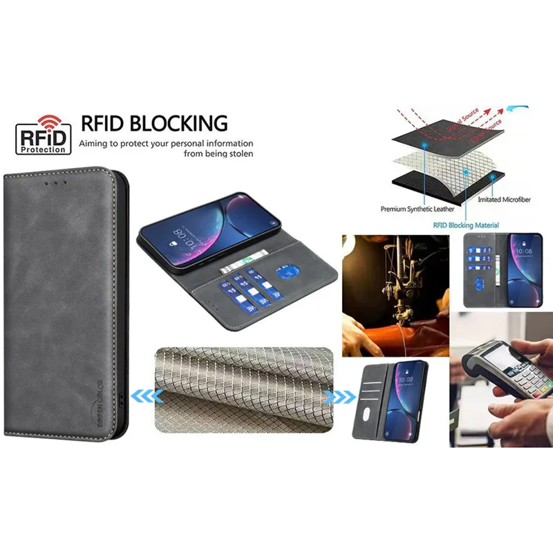 Luxury Magnetic Flip Leather Phone Case For Infinix Smart 20 10 Hot 70 Note 60 50 40 Pro+ Plus 5G Wallet Anti-theft Cover Cases - view 5