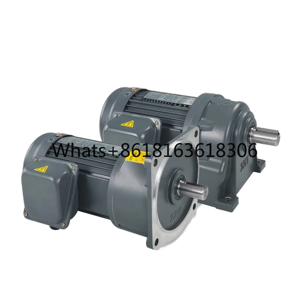 AC Motor 3HP Horizontal Vertical Single Phase 3-Phase with Gearbox Geardhead