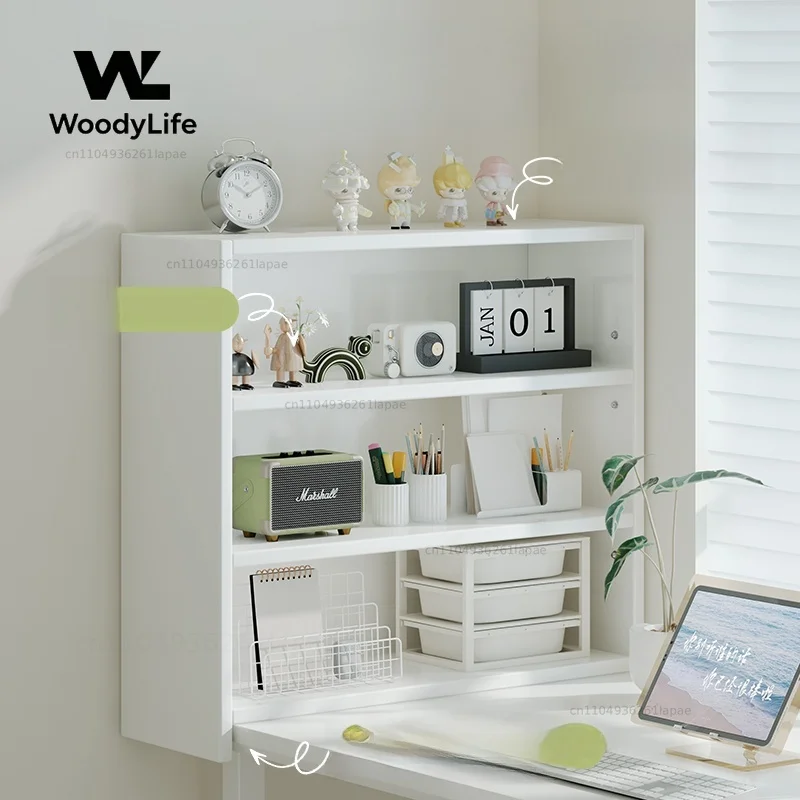 Bedroom Desk Cup Storage Rack Grain Decorative Item Student Dormitory Table Bookshelf Adjustable