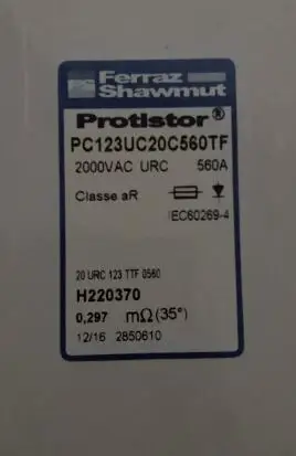 Fusíveis: PC123UD25C630TF, 25URD123TTF0630, 22URD123TTF0750, 21URD123TTF0800, 16URD123TTF1100, 15URD123TTF1300, fusíveis