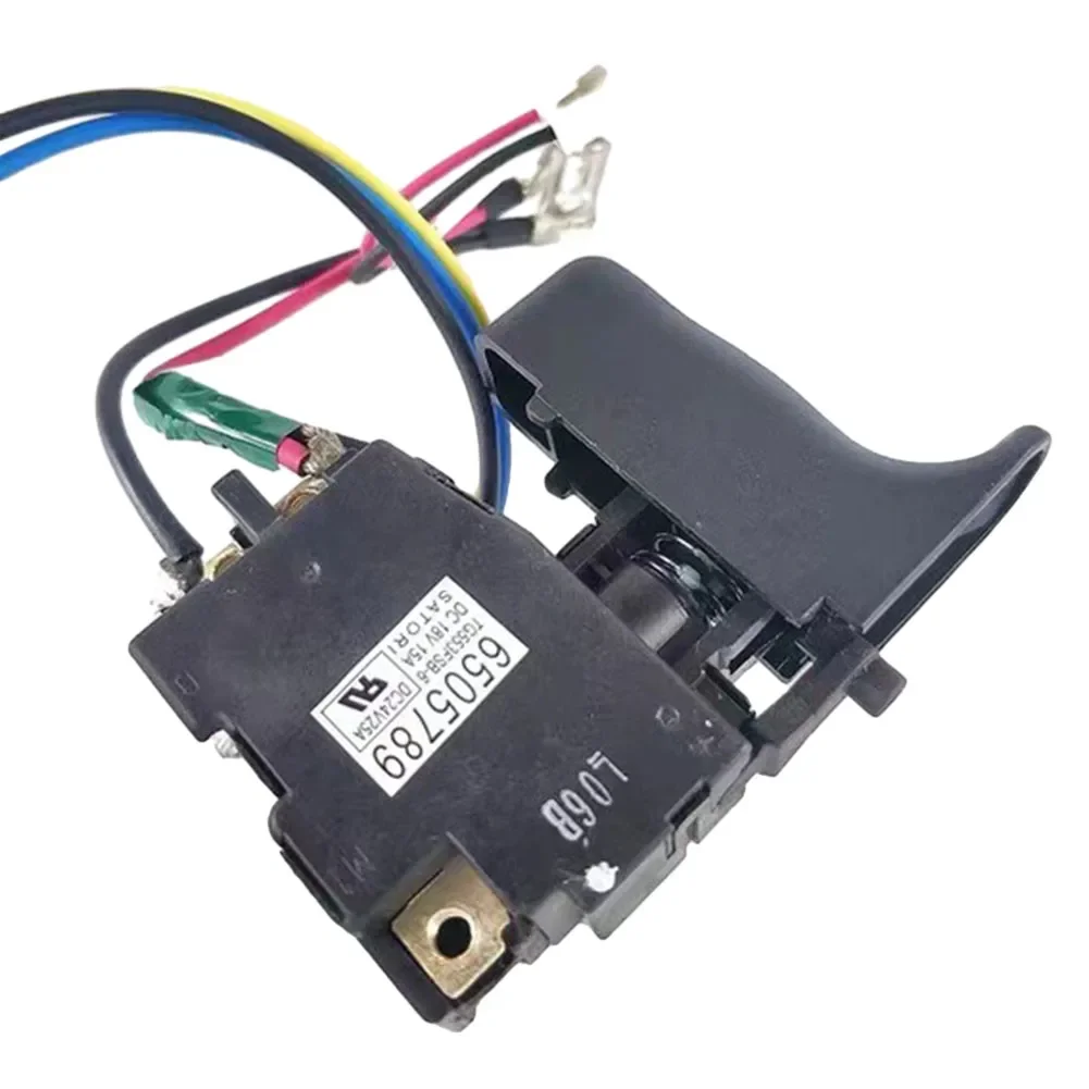 

For Mak 6506549 HR202D BHR202RFE DHR202 BHR202 DHR202RME DHR202Z Switch Suitable for Various Power Tools Black Color