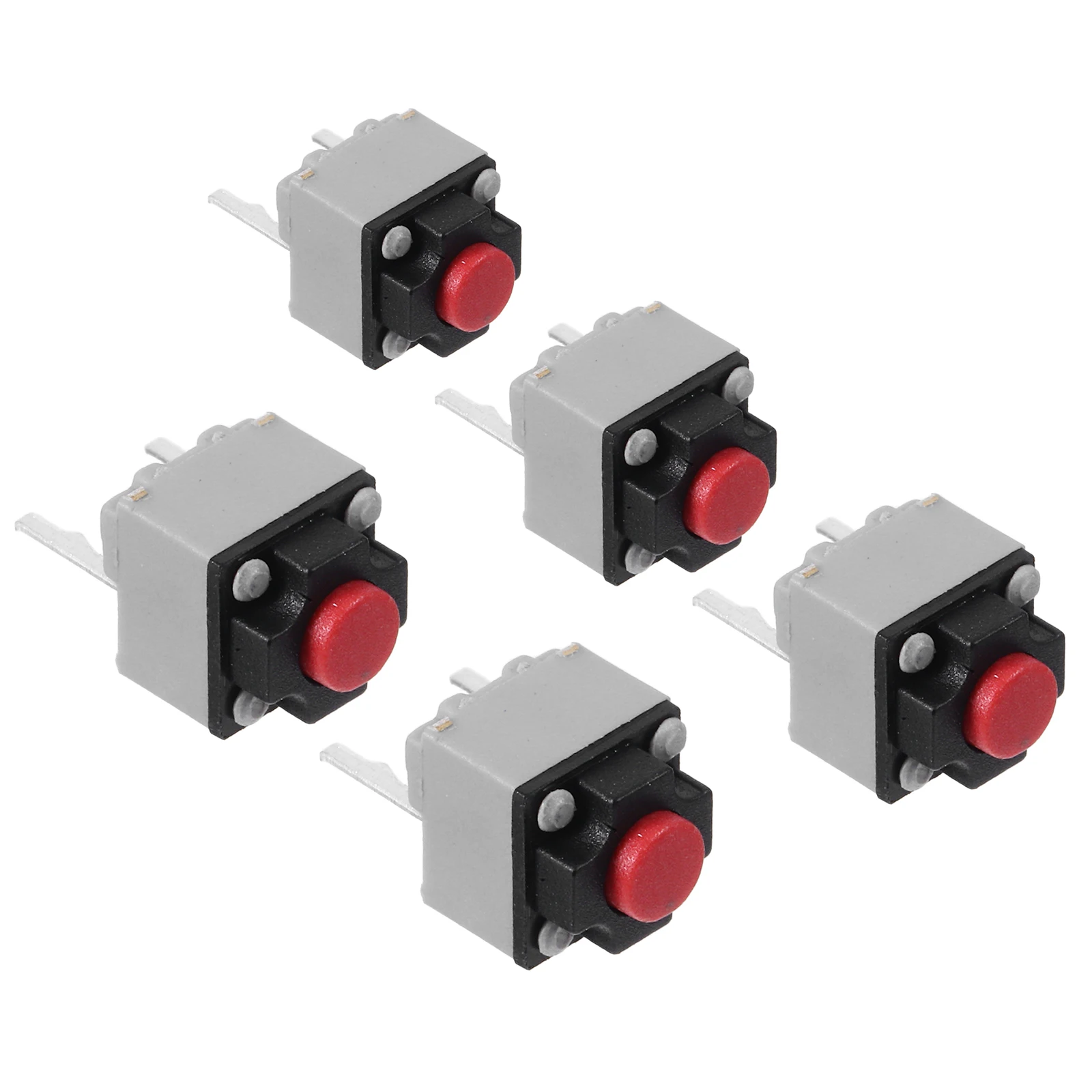 

5pcs 6x6x7 3mm Silver Plated Copper Micro Push Button Toggle Ideal Libraries Offices Study Rooms High