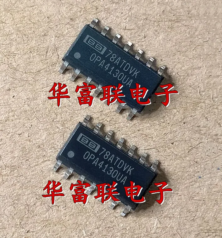 

Free shipping OPA4130UA SOP-14 10PCS As shown