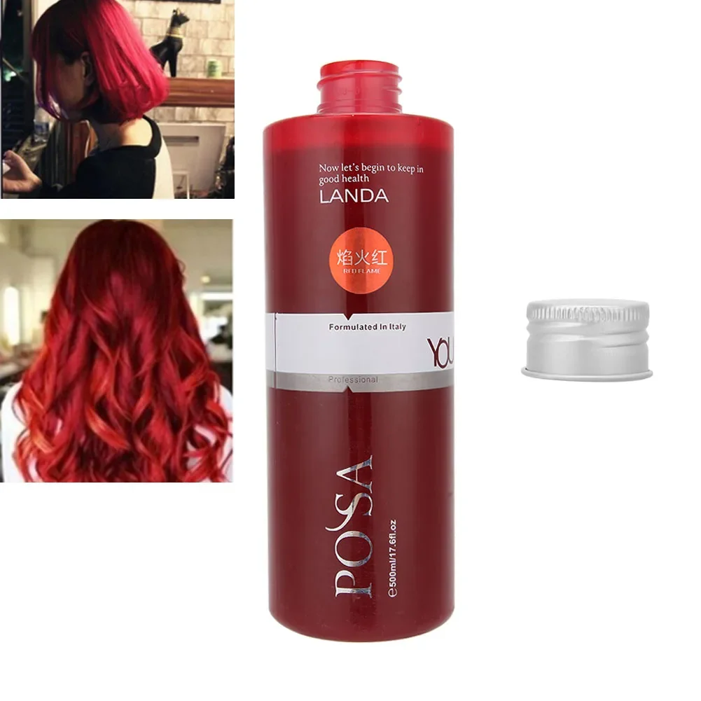 1 Pcs Flaming Red Hair Dye Cream Long-Lasing Semi Permanent DIY Color Wax Hair Coloring Not Hurt Hair Mud Paste Dye Cream