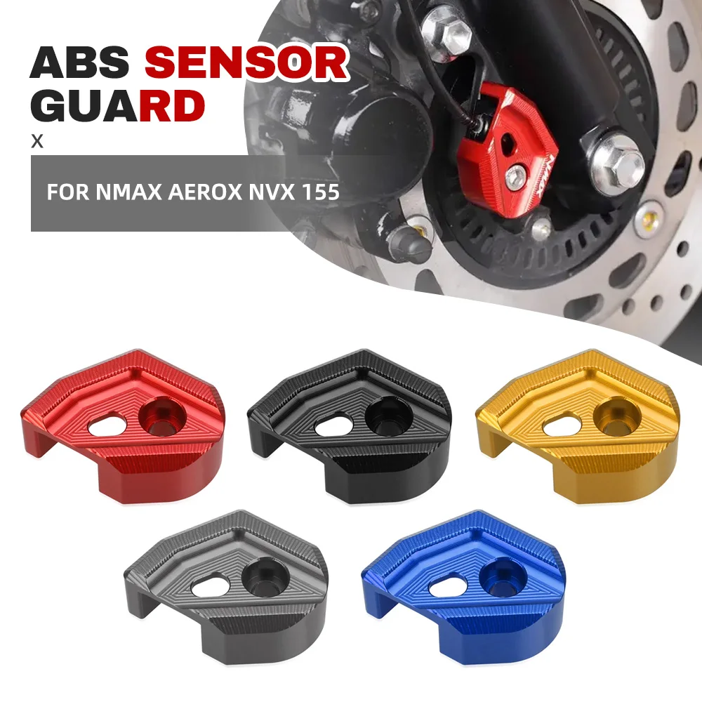 

FOR YAMAHA NMAX 155 AEROX 155 NVX 155 Motorcycle Aluminum Alloy Sensor Protective Cover Front Brake ABS Protective Cover NMAX155