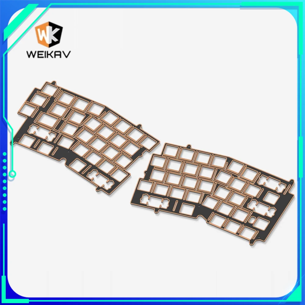 WEIKAV-Placa de localización de teclado mecánico Alice FR4, placa de localización de teclado inalámbrico personalizada para Pc, accesorios para jugadores