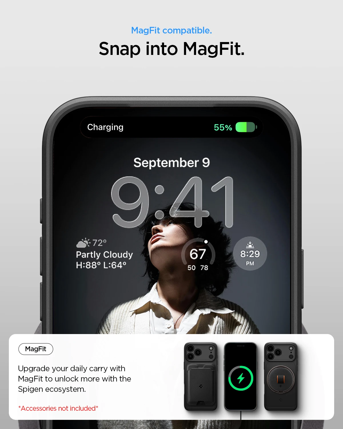 Etui Spigen Thin Fit Magfit MagSafe do iPhone'a 17 Pro Max / 17 Pro / Air / 17 (2025) — zdjęcie produktu 6