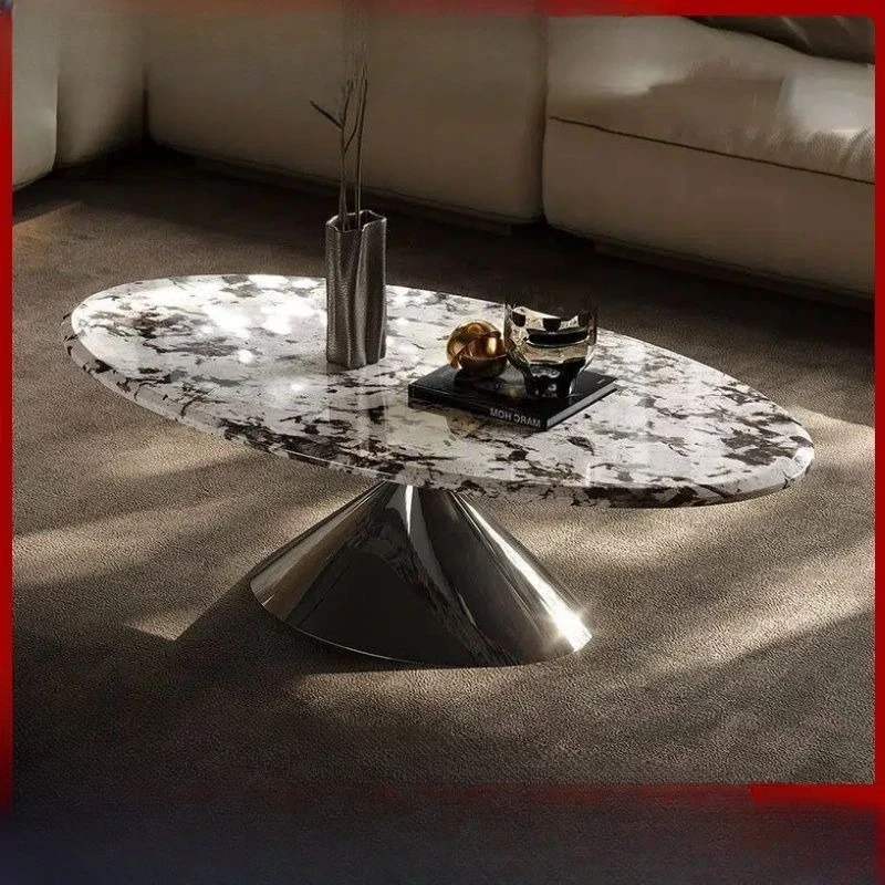 

Flying fox oval flying saucer coffee table, living room home and commercial