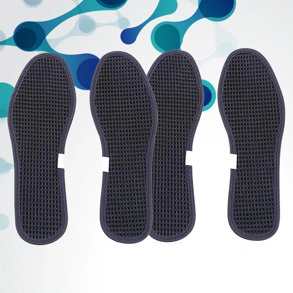 

Anti Odor Insoles Bamboo Charcoal Shoe Pads Size Breathable Foot Sweat Absorbing Shoes Accessories