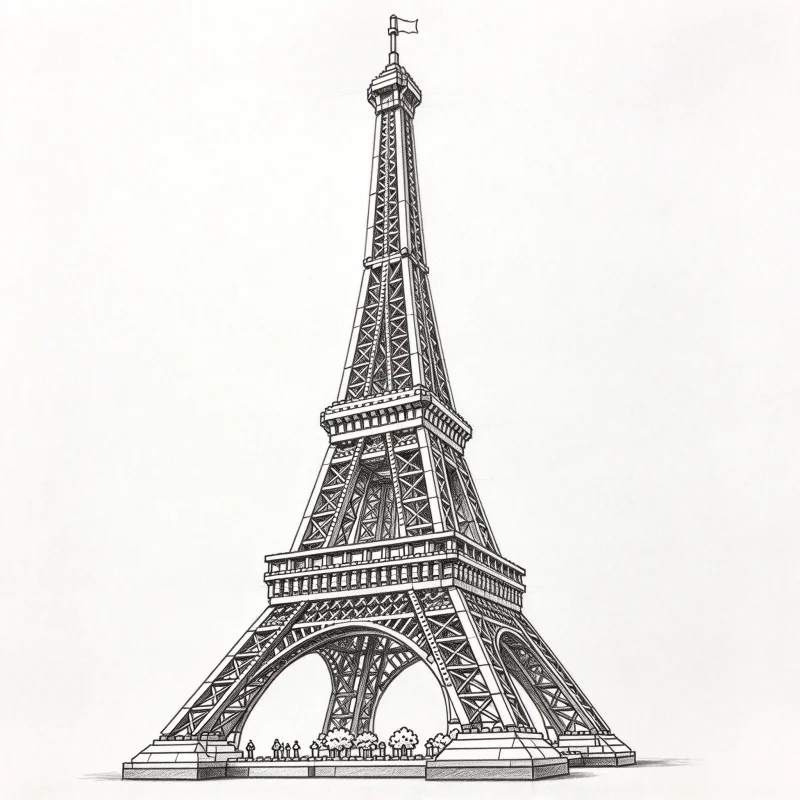 Paris Eiffel Tower Building Blocks 10001PCS, 1.49m Large Landmark Model, High Challenge Assembly Gift for Adults