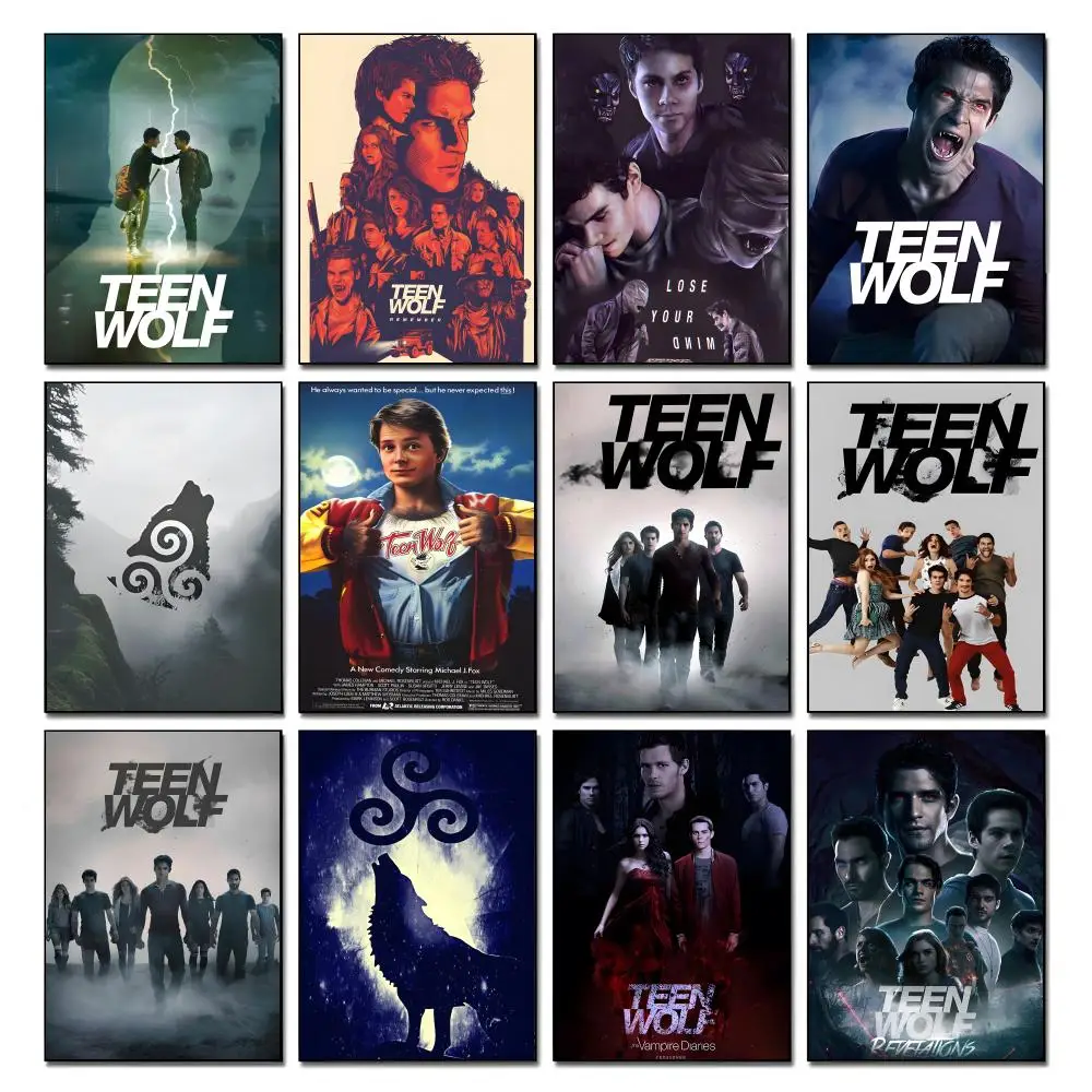 Poster HD art, waterproof, sticky wall, home decoration (living room, bedroom, bar), aesthetic TV Series T-Teen W-Wolf