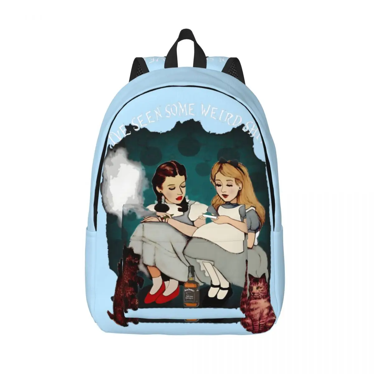 Alice And Dorothy Rucksack Disney Alice in Wonderland Film Male Lady Snack Storage For Work Office Back To School Gift Large Bag