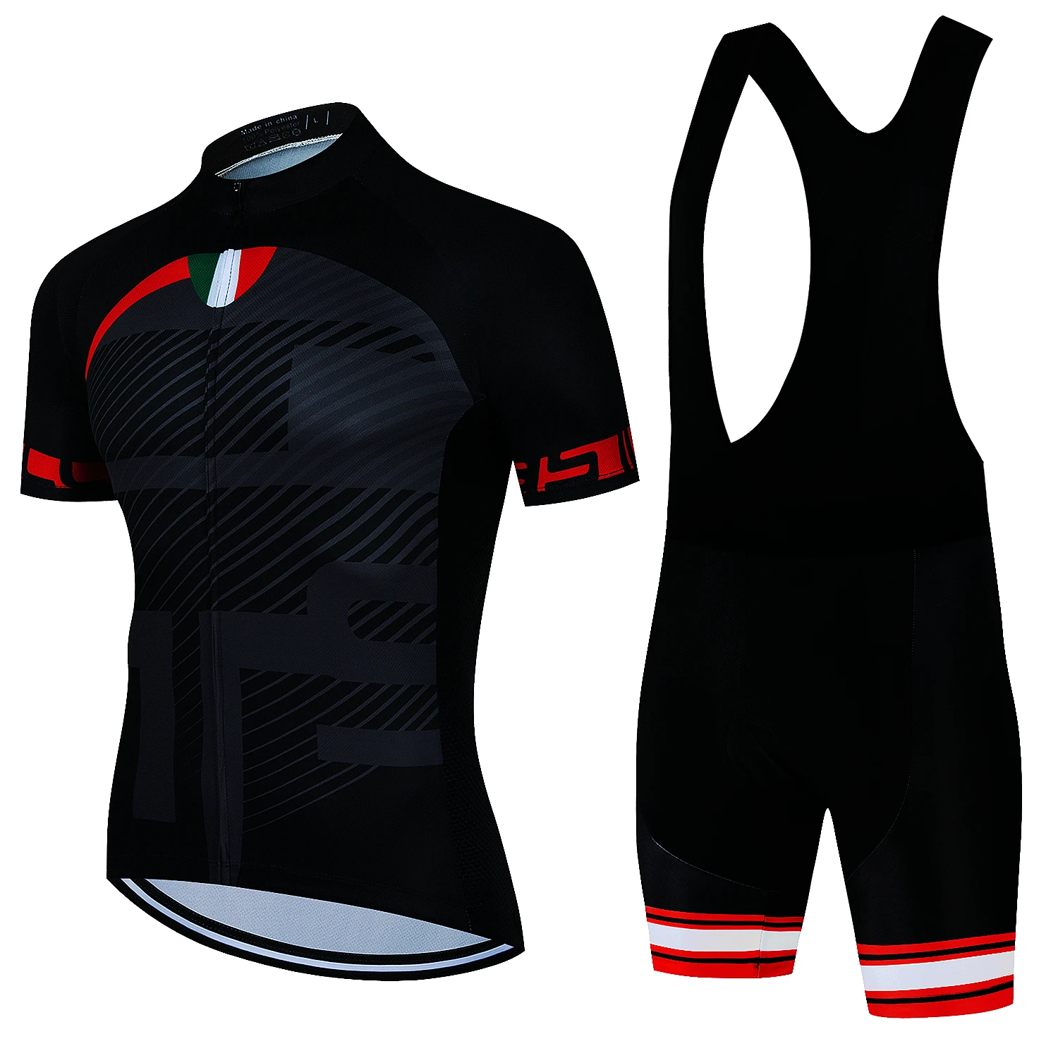 Men's Clothing Road Cycling Jersey Set MTB Classic Black Cycling Bib Shorts Triathlon Ropa De Hombre 2025 Summer Bicycle Clothes