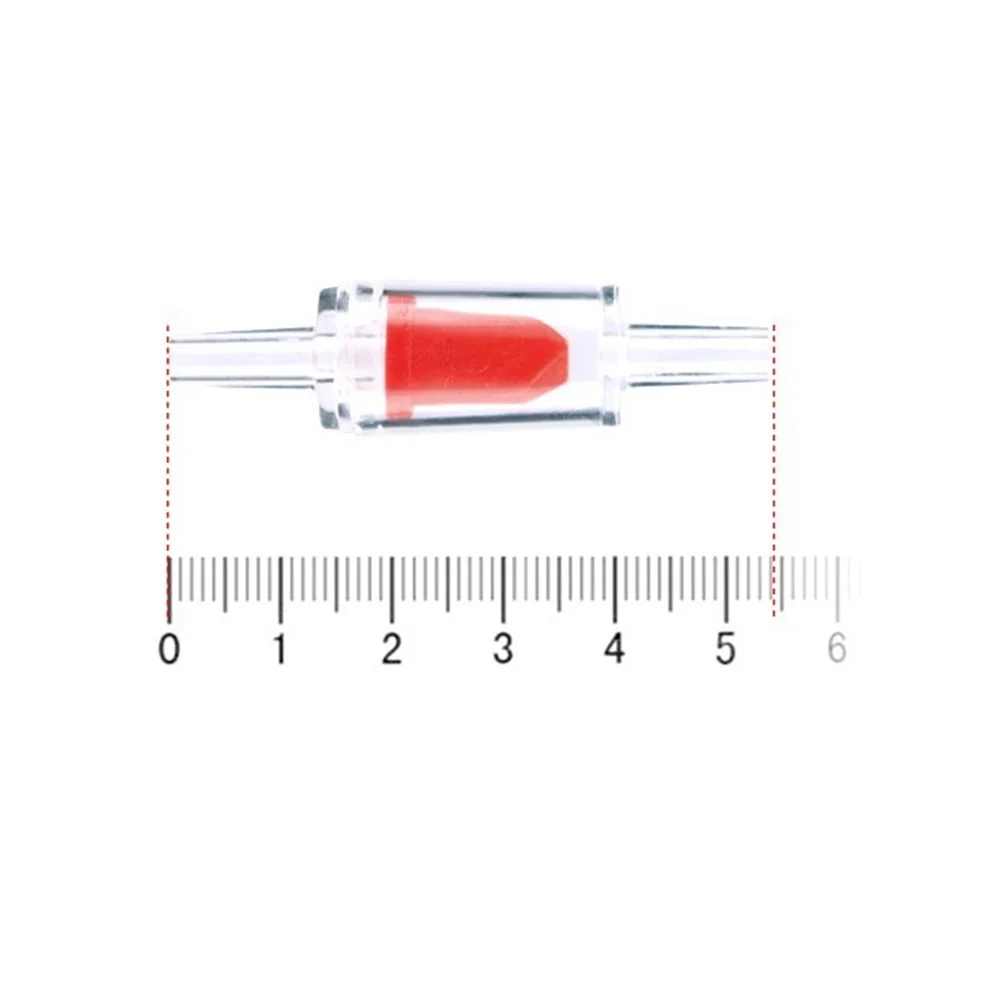 5/3/1PCS Plastic Aquarium Non Return One Way Check Valve Air Pump CO2 System Fish Tank Increasing Oxygen Pump Accessories