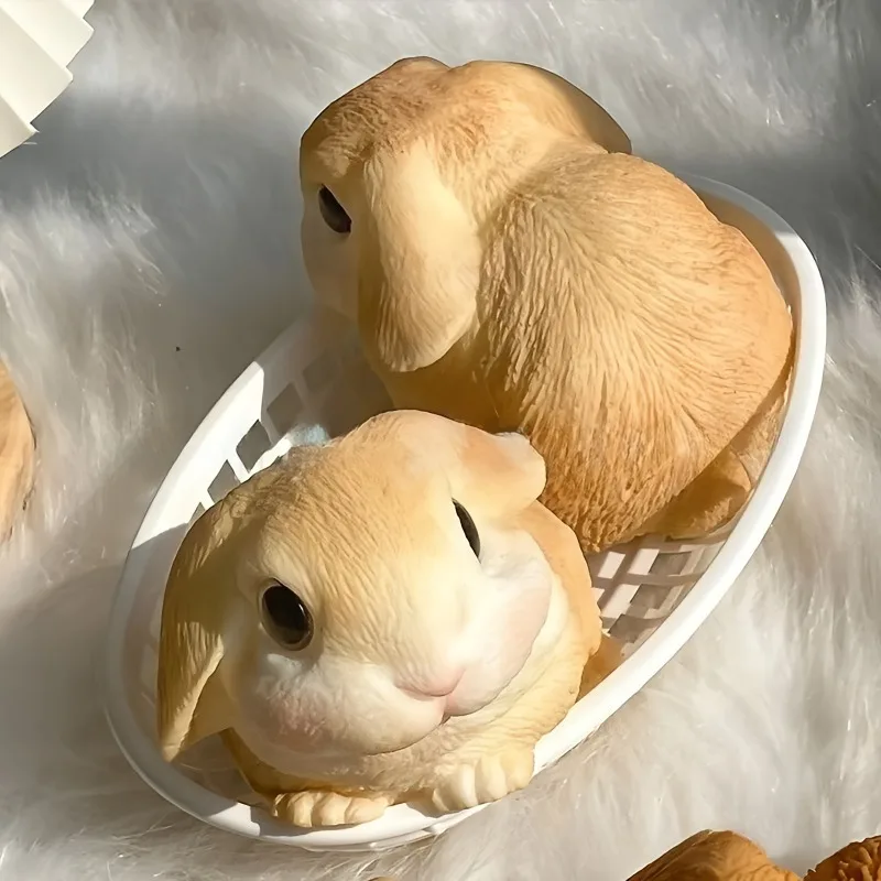Super grande coelho figura squeeze brinquedo macio pegajoso coelho brinquedo mole bonito dos desenhos animados animal lento rebote alívio relaxar brinquedos presentes da menina
