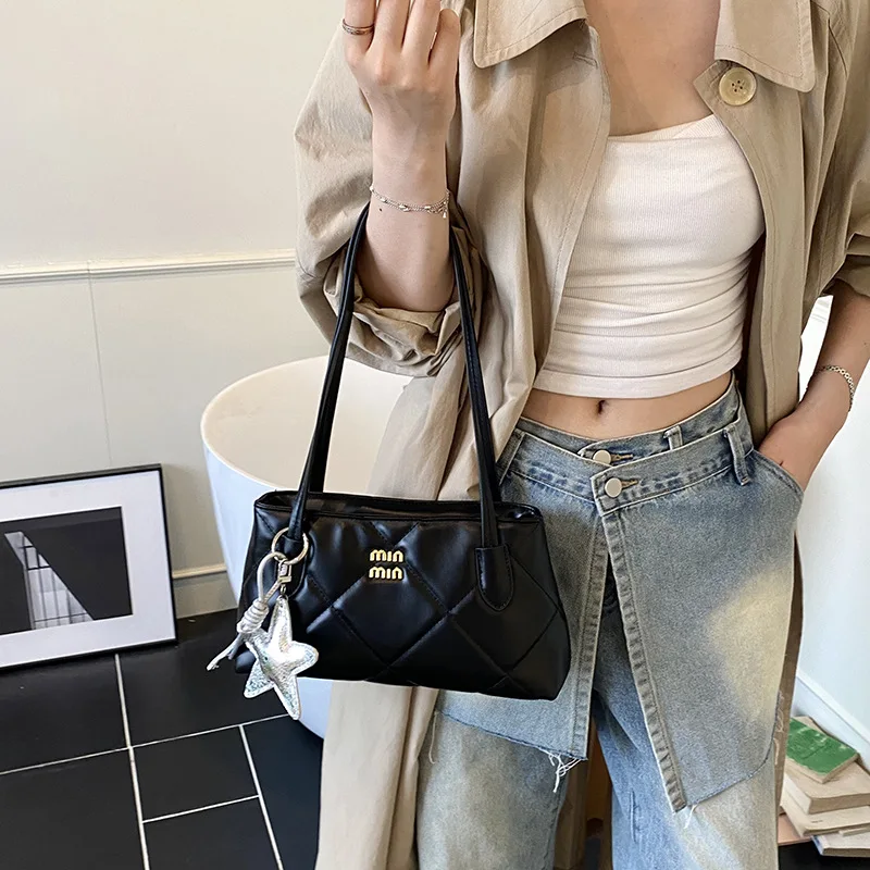 

2025 Summer Women's Small Square Bag, Vegan Leather Multi-way Shoulder Underarm Purse, Minimalist Casual Chic Handbag