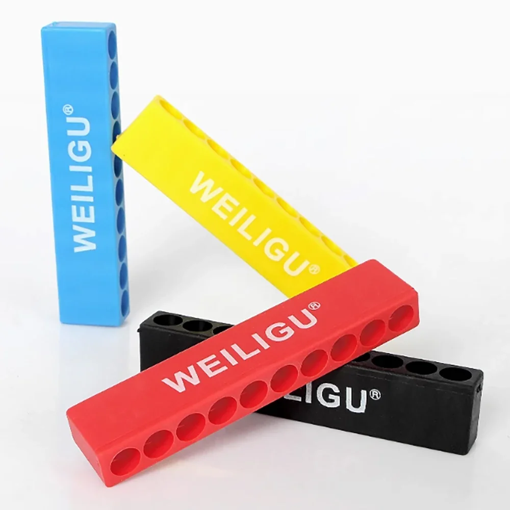 

10 Hole 12 Hole Storage Strip 6.35mm Handle Batch Head Storage Strip Screwdriver Hexagonal Handle Socket Tool Hardware Tool