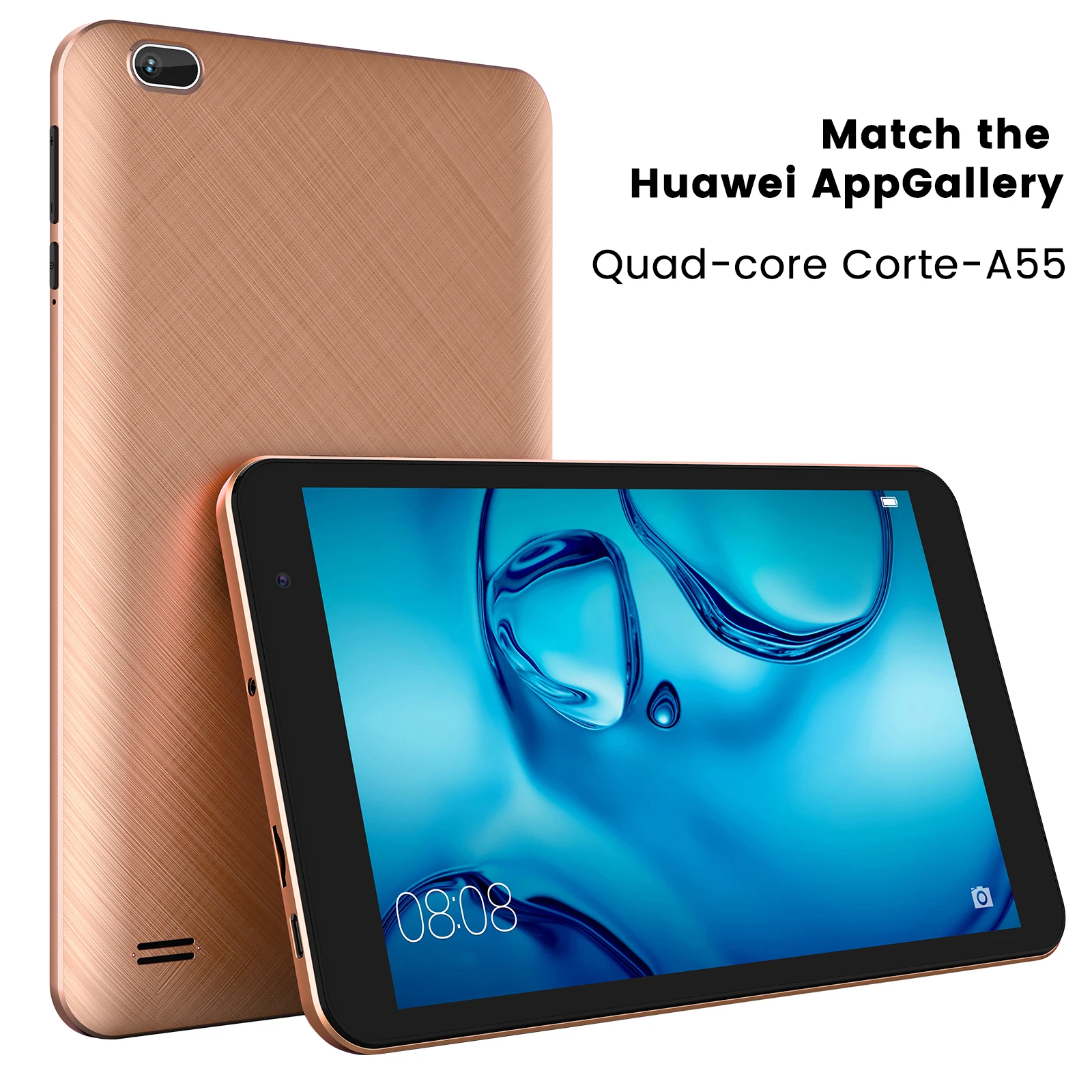 8-calowy tablet z systemem Android 11 o rozdzielczości 1280*800, obsługa języków rosyjskiego i angielskiego, usługi oprogramowania Huawei HMS, Bluetooth, obsługa Wi-Fi.