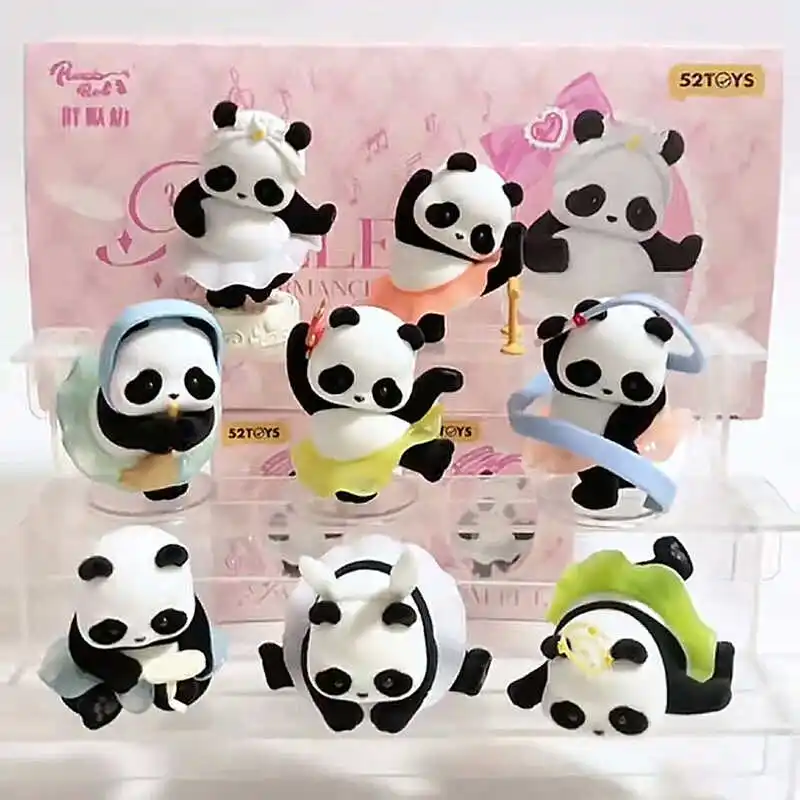 Lindo Panda Roll Ballet etapa serie caja ciega figura coleccionable regalo encantador decoración de escritorio juguete de moda coleccionables