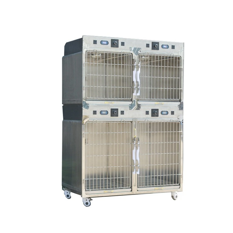 

304 stainless steel inpatient cage intelligent temperature-controlled oxygen cabin pet