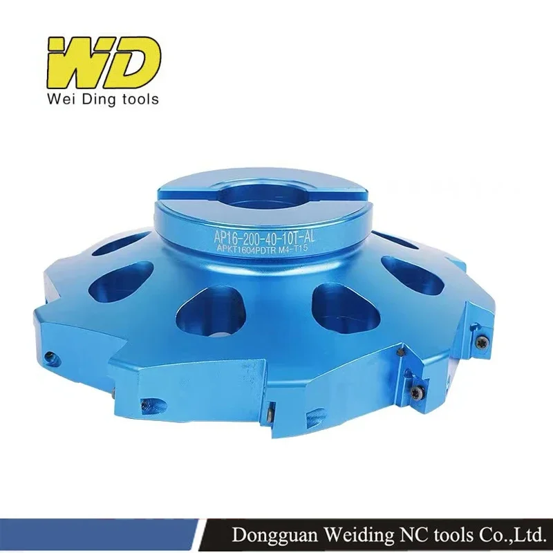 400R right angle milling cutter alloy face mill cutter with ultra light body 400r-250-40-10T