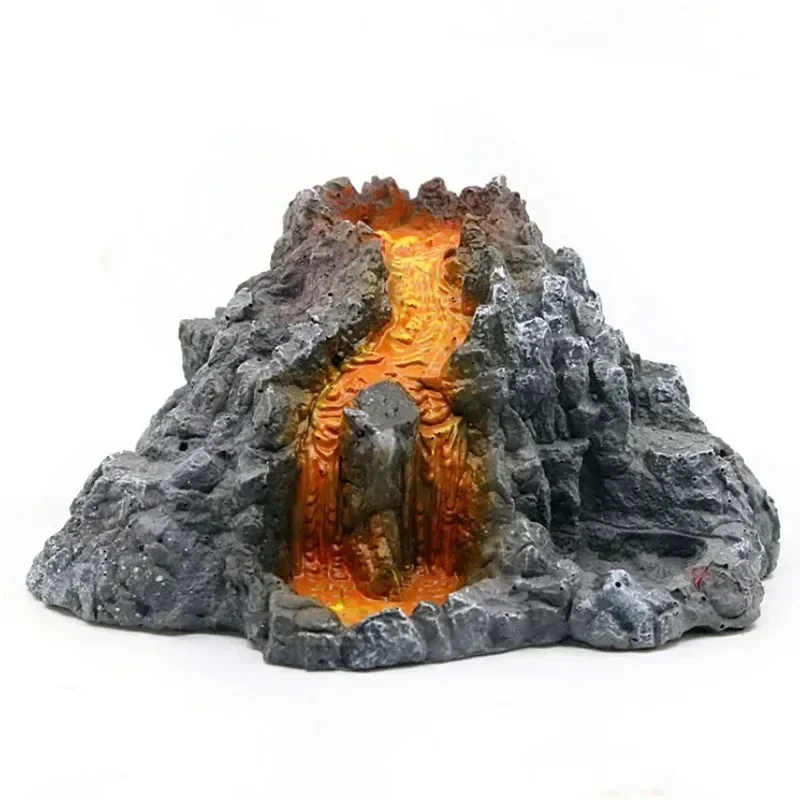 New Volcano Shape Aquarium Decor Oxygen Pump Fish Tank Ornament Aquarium Accessories Decoration