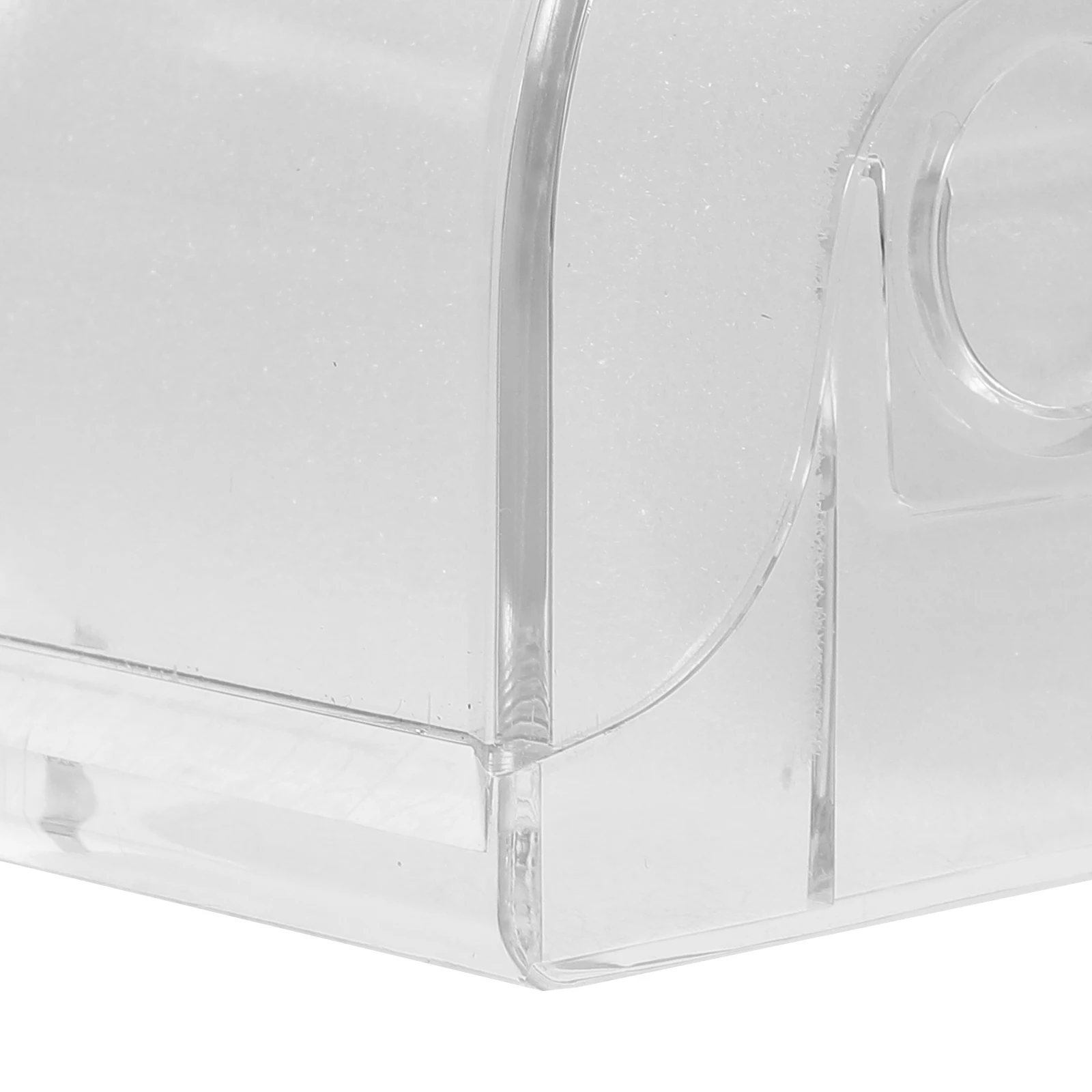 

Plastic Watch Display Storage Boxes 2Pcs Transparent Watch Organizer Container Watch Case For Watch Packaging Gift