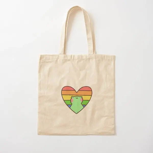 Og Pride Froggie Cotton Uka Canvas Bag Unisex Handbag Fabric Ladies Tote Grocer…