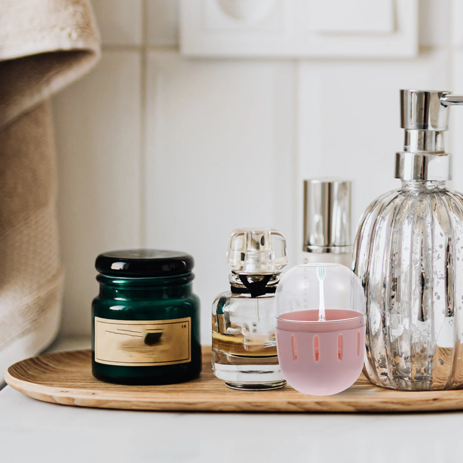 

2PCS Makeup Sponge Storage Box Dust-proof Travel Organizer Silicone Beauty Eggs Holder Puff Case Lightweight Practical