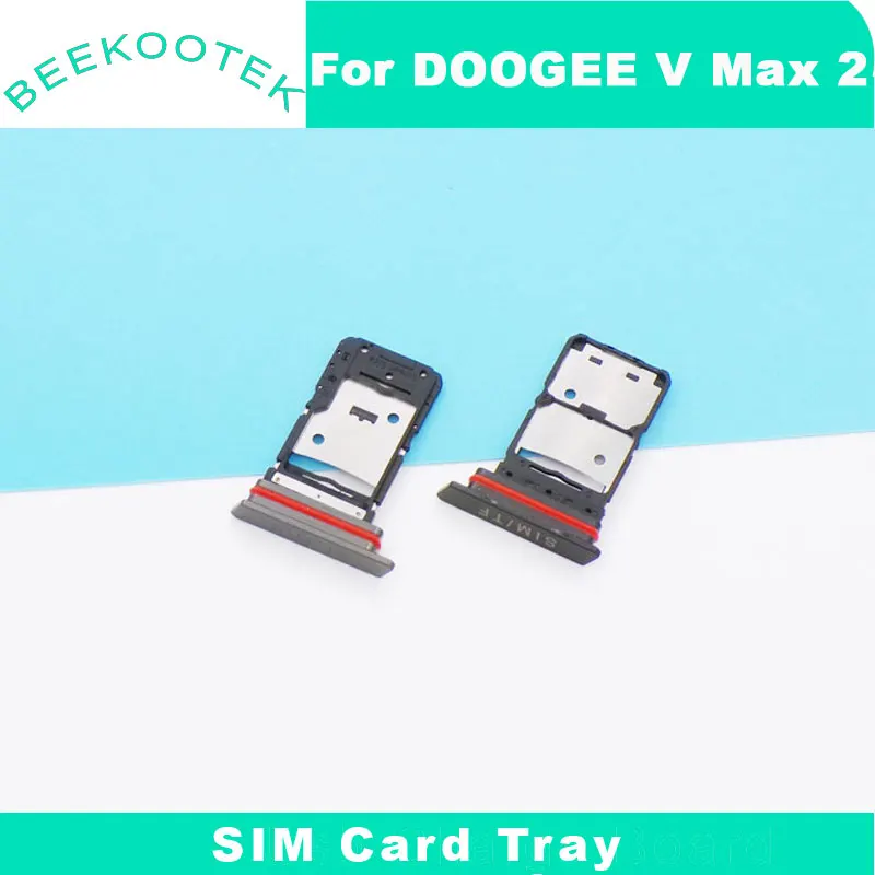 New Original DOOGEE V Max 2 SIM TF Card Tray SIM Card Holder Tray Card Slot Adapter For DOOGEE V Max 2 Pro Smart Phone