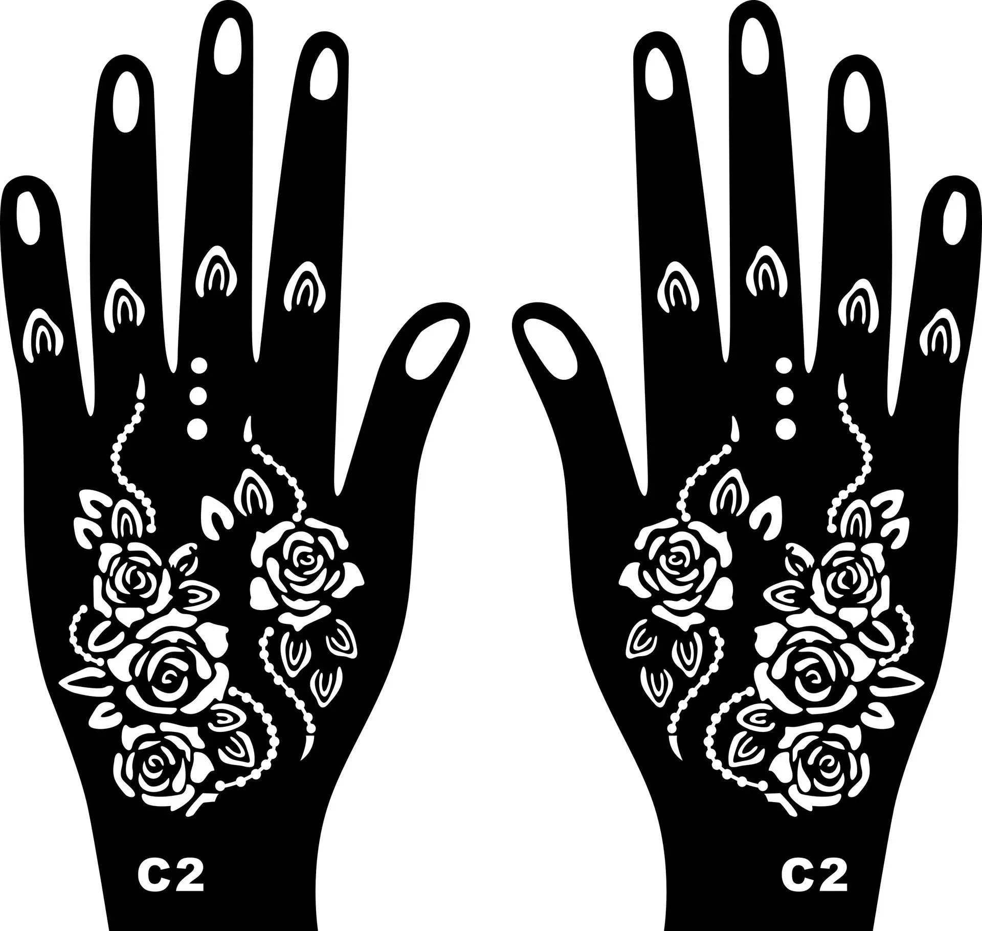 Painting Face Paints Airbrush Temporary Decal Body Art Template India Henna Kit Tattoo Stencils