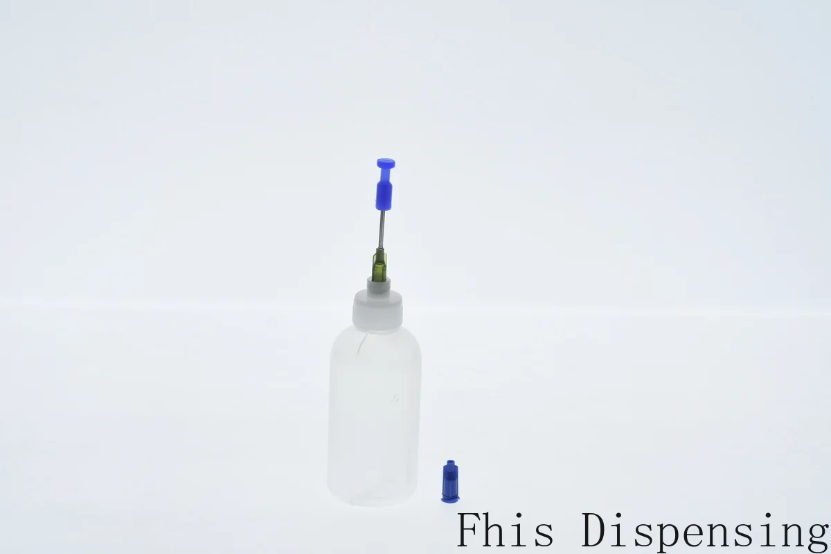 Luer Lock Bottles Applicator Squeeze Bottles Needle Tip Plastic Squeeze Bottles 30ml Stainless Steel Blunt Tip 14G