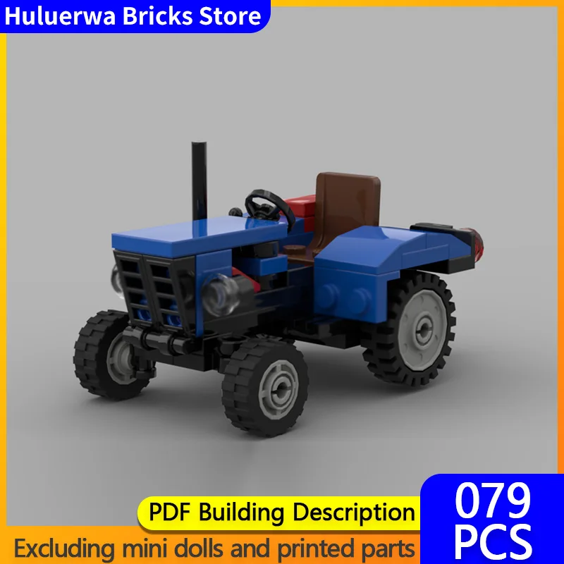 

Speed Racing Car Model MOC Building Bricks Small Tractor Modular Technology Gifts Holiday Assemble Children Toys Suit