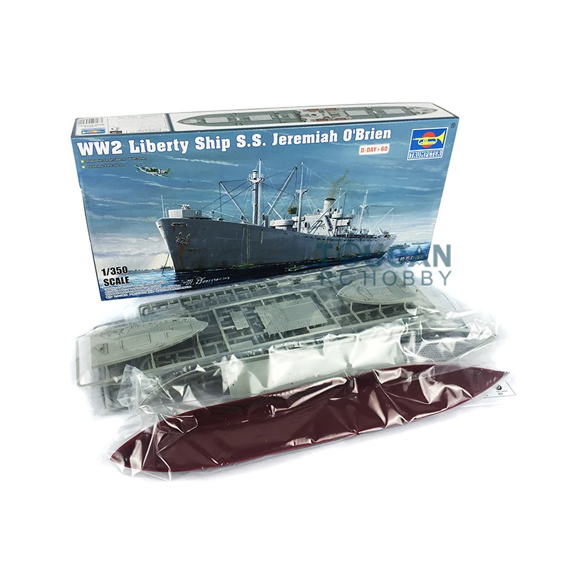 

US Stock Trumpeter 1/350 Scale 05301 Liberty Ship SS Jeremiah O'Brien Building Kit DIY Static Display Plastic Model TH05380