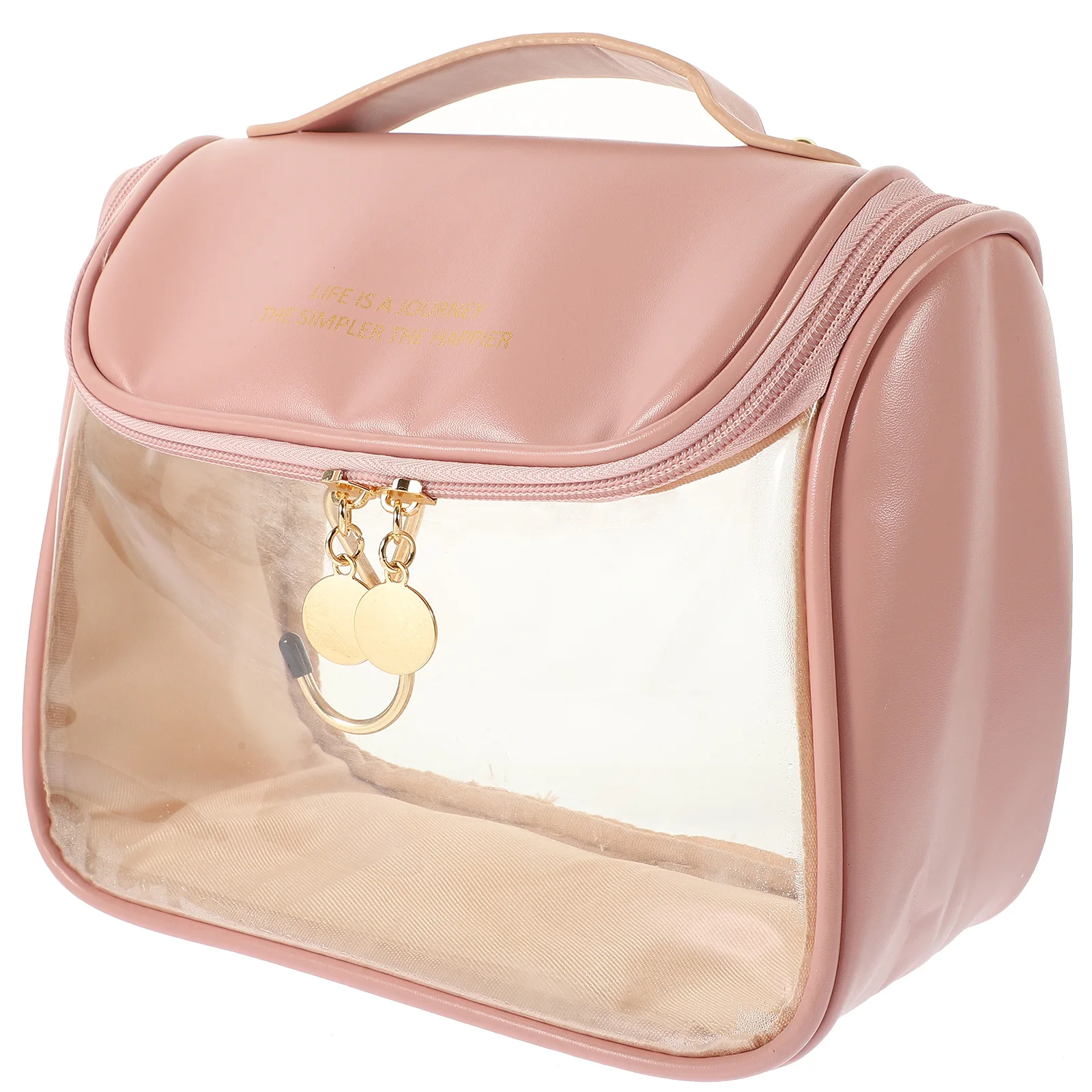 

Clear Large Capacity Makeup Organizer Bag Travel Storage Toiletry Holder Durable Portable Lotion Case For Women