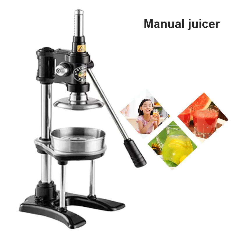 Stainless Steel Manual Lemon Orange Pomegranate Fruit Juice Extractor Hand Press Citrus Squeezer Fruit Juicer Pressing Machine