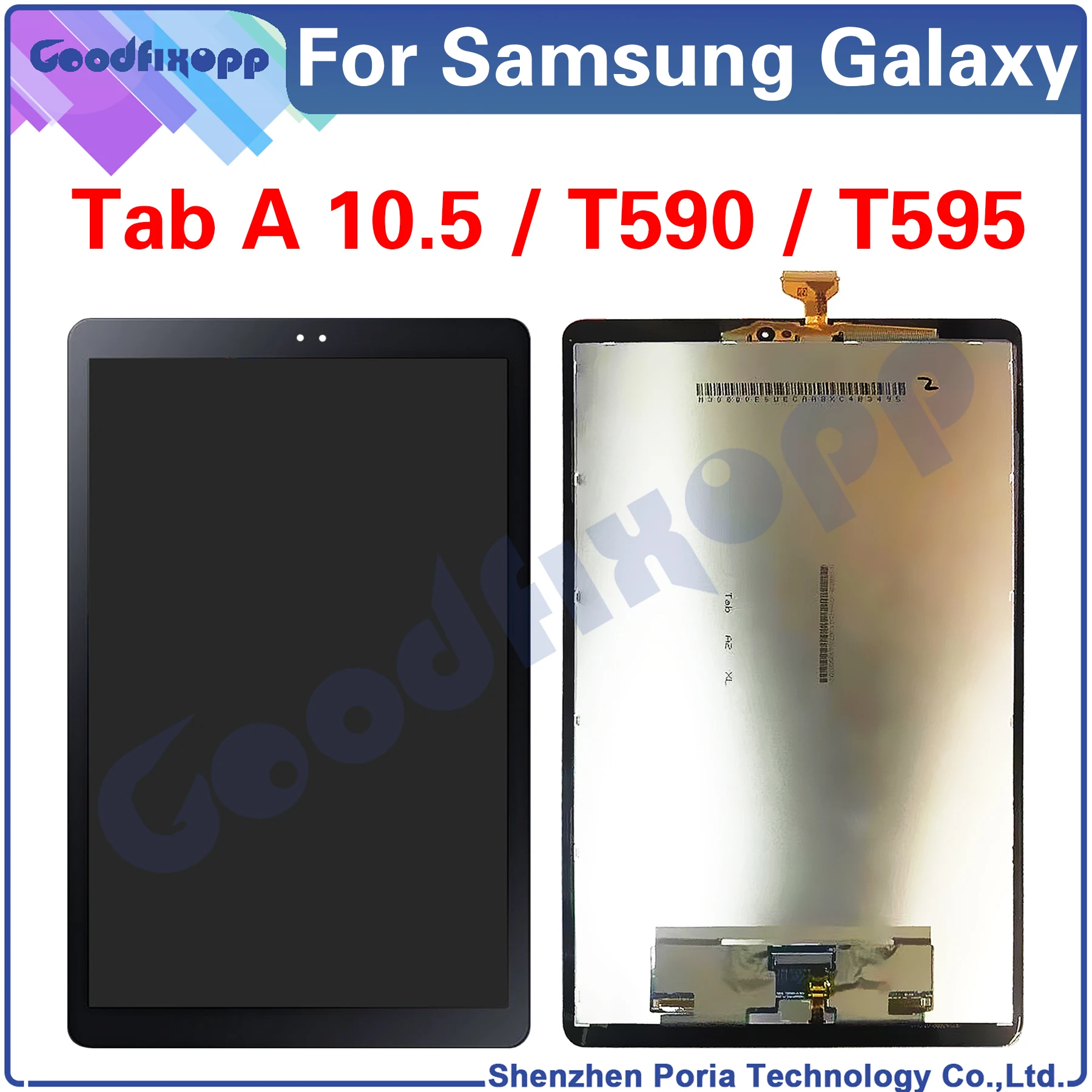 

10.5" inch Screen For Samsung Galaxy Tab A 10.5 SM-T590 SM-T595 T590 T595 LCD Display Touch Screen Digitizer Assembly Replace