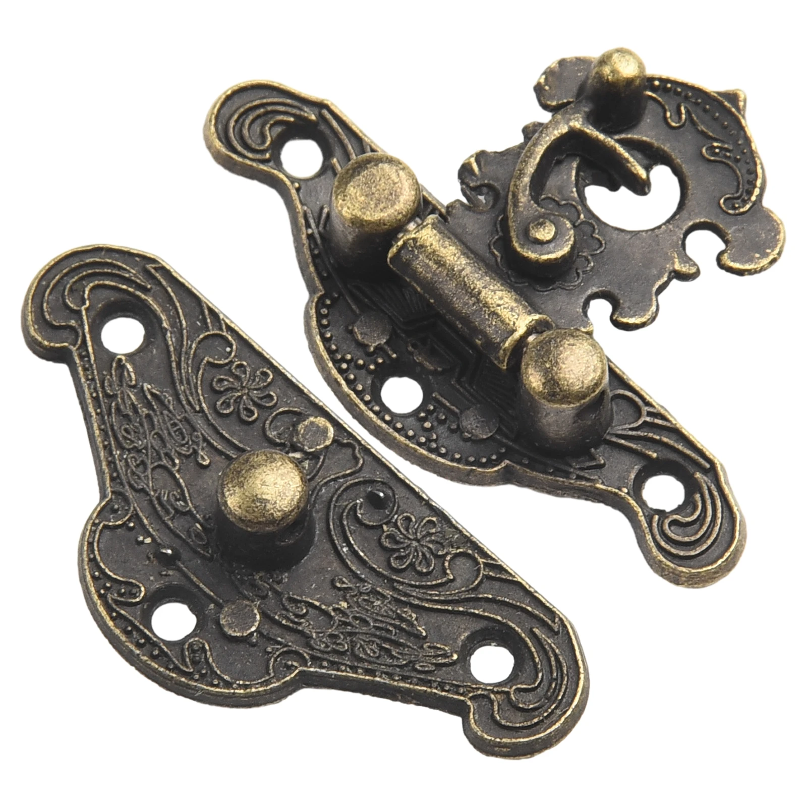 Útil 2022 pestillo caliente cerrojo cerradura captura 1 Uds cerradura antigua Mini maleta para portátil caja de herramientas varios tamaños aleación de Zinc