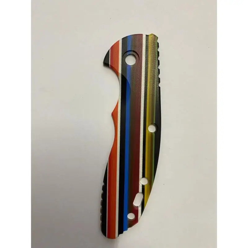 escala do punho da cor do arco iris para facas rick hinderer g10 xm18 35 pc 01