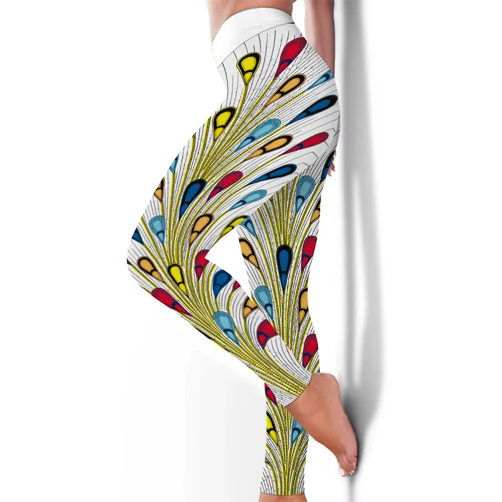 New 3D Fashion Butterfly Pattern Printed Women's Yoga Pants Autumn And Winter High Waist Legging Push Up Sport Training Pants